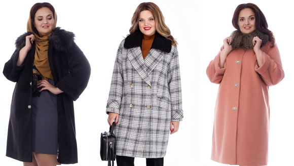 пальто с меховым воротником