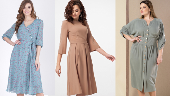 Платья для летнего цветотипа