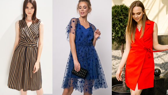 Платье с запахом