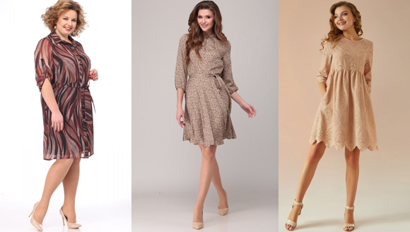 Платья для женщин с лишним весом