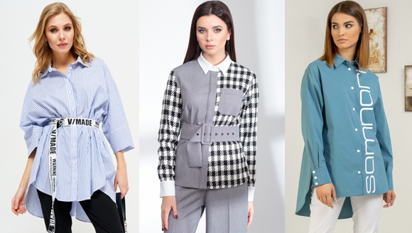 асимметричные блузки