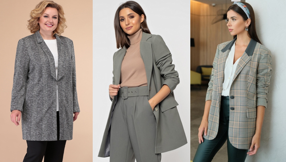 пиджак с мужского плеча женский