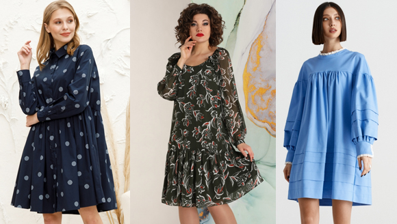 платье свободного кроя