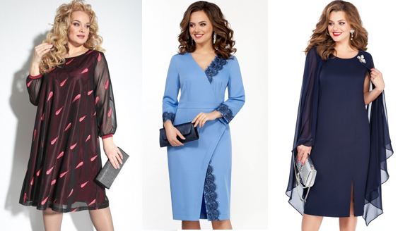 платья из разных тканей