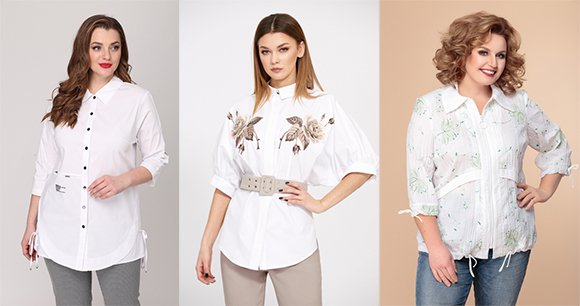 Белая рубашка для женщин