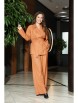 Брючный костюм артикул: 1021.1 терракотовый от Anastasia - вид 4