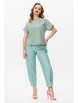 Брючный костюм артикул: 1090 мята от Anastasia - вид 7