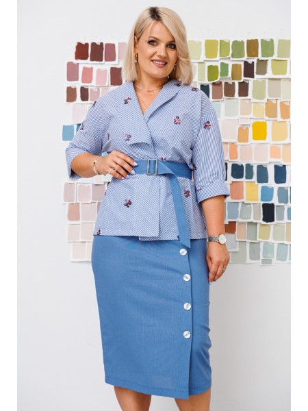 1082 полоска/деним