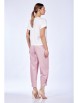 Брючный костюм артикул: 979 молочный/холодный розовый от Anastasia - вид 2