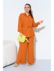Брючный костюм артикул: К976 терракот от Anastasia - вид 1