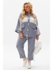 Брючный костюм артикул: 1091 серый меланж от Anastasia - вид 6