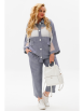 Брючный костюм артикул: 1091 серый меланж от Anastasia - вид 10