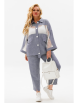 Брючный костюм артикул: 1091 серый меланж от Anastasia - вид 1
