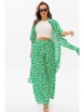 Брючный костюм артикул: 1127.1 зеленый (принт) от Anastasia - вид 14
