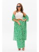 Брючный костюм артикул: 1127.1 зеленый (принт) от Anastasia - вид 8