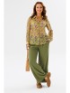 Брючный костюм артикул: 1140 желтый/олива от Anastasia - вид 5