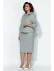 Юбочный костюм артикул: 1163 оливково-серый от Anastasia - вид 12