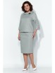 Юбочный костюм артикул: 1163 оливково-серый от Anastasia - вид 1