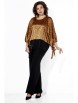 Брючный костюм артикул: 1187 золото/черный от Anastasia - вид 5