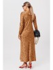 Нарядное платье артикул: 1184 золото (принт леопард) от Anastasia - вид 2