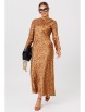 Нарядное платье артикул: 1184 золото (принт леопард) от Anastasia - вид 9