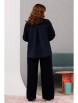 Брючный костюм артикул: 1191 синий от Anastasia - вид 6