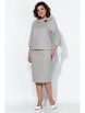Юбочный костюм артикул: 1163 перламутрово-серый от Anastasia - вид 4