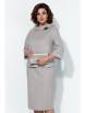 Юбочный костюм артикул: 1163 перламутрово-серый от Anastasia - вид 1