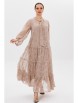 Нарядное платье артикул: 713.3 бежевый с серебром от Anastasia - вид 13
