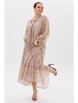 Нарядное платье артикул: 713.3 бежевый с серебром от Anastasia - вид 21