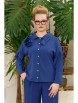 Блузка артикул: 1204 синий от Anastasia - вид 11