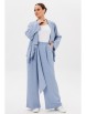 Брючный костюм артикул: 1206 голубой меланж/полоска от Anastasia - вид 6