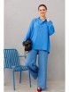 Брючный костюм артикул: 1210 василек/деним от Anastasia - вид 1