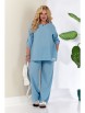 Брючный костюм артикул: 1102.1 голубой от Anastasia - вид 5