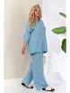 Брючный костюм артикул: 1102.1 голубой от Anastasia - вид 6