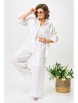 Брючный костюм артикул: 1239 белый от Anastasia - вид 20