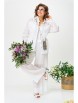 Брючный костюм артикул: 1239 белый от Anastasia - вид 29