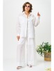 Брючный костюм артикул: 1239 белый от Anastasia - вид 11