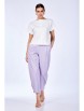 Брючный костюм артикул: 979 молоко/лаванда от Anastasia - вид 4