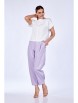 Брючный костюм артикул: 979 молоко/лаванда от Anastasia - вид 11