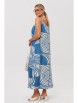 Сарафан артикул: 1244 бежево-голубой от Anastasia - вид 2