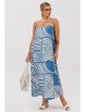 Сарафан артикул: 1244 бежево-голубой от Anastasia - вид 1