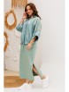 Юбочный костюм артикул: 1224 мята от Anastasia - вид 6