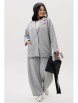 Брючный костюм артикул: 1299 серый меланж от Anastasia - вид 6