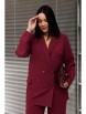 Брючный костюм артикул: 1095.2 бордо от Anastasia - вид 3