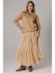 Юбочный костюм артикул: 1295 карамельный от Anastasia - вид 4