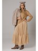 Юбочный костюм артикул: 1295 карамельный от Anastasia - вид 9