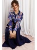 Юбочный костюм артикул: 1313 темно-синий от Anastasia - вид 22