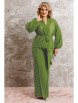 Брючный костюм артикул: 1063.1 травяной зеленый от Anastasia - вид 4