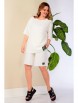 Костюм с шортами артикул: 996.1 молочный от Anastasia - вид 4